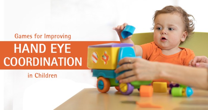 Online games for improving hand-eye coordination